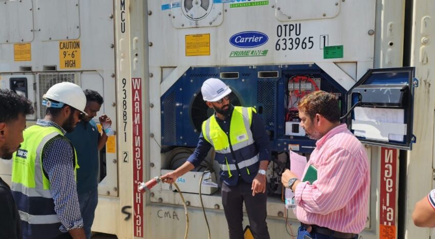 reefer container services in Saudi Arabia, Shams Containers reefer solutions, cold chain logistics training, reefer container experts.